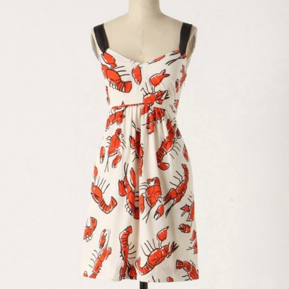 edme & esyllte Anthropologie- lobster dress